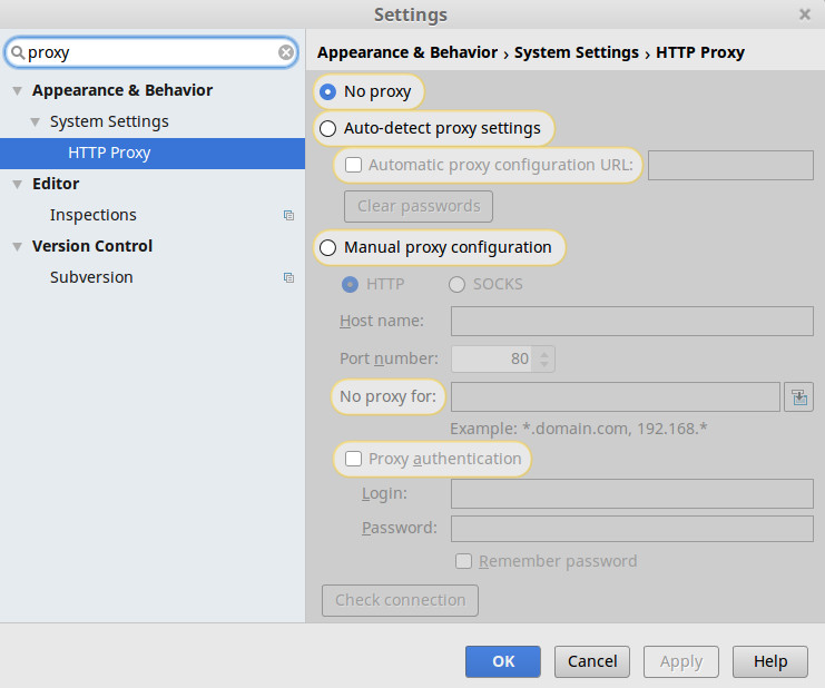 How to speed up Gradle build in Android Studio caused by problems with proxy