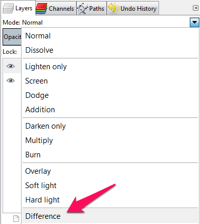 gimp-difference