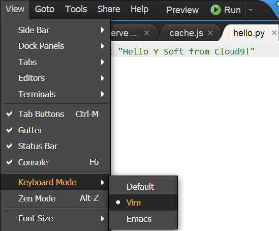 sublime vim mode